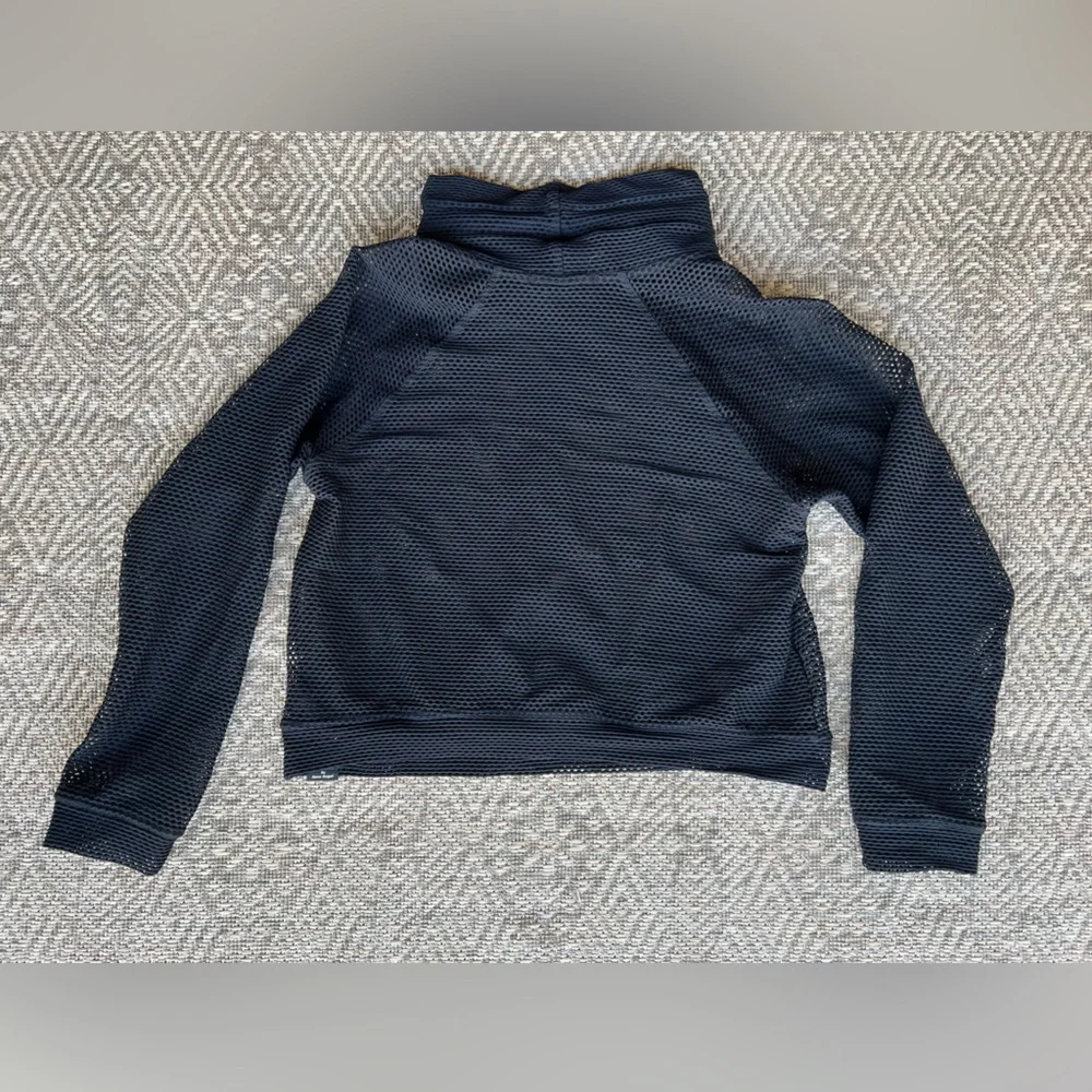 Koral Pump Black Net‎ Mesh Sweatshirt Pullover Womens Size M Athleisure